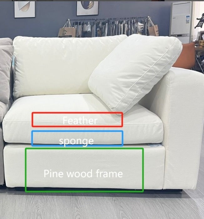 Beige Modular 6 piece set