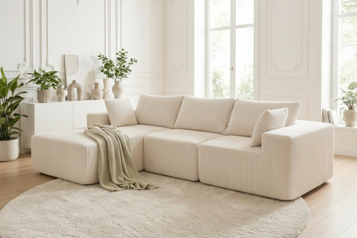 Boneless Sectional - Left Facing Chaise