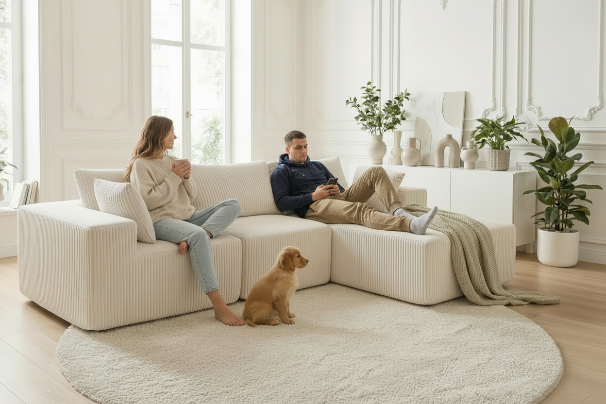 Boneless Sectional - Right Facing Chaise